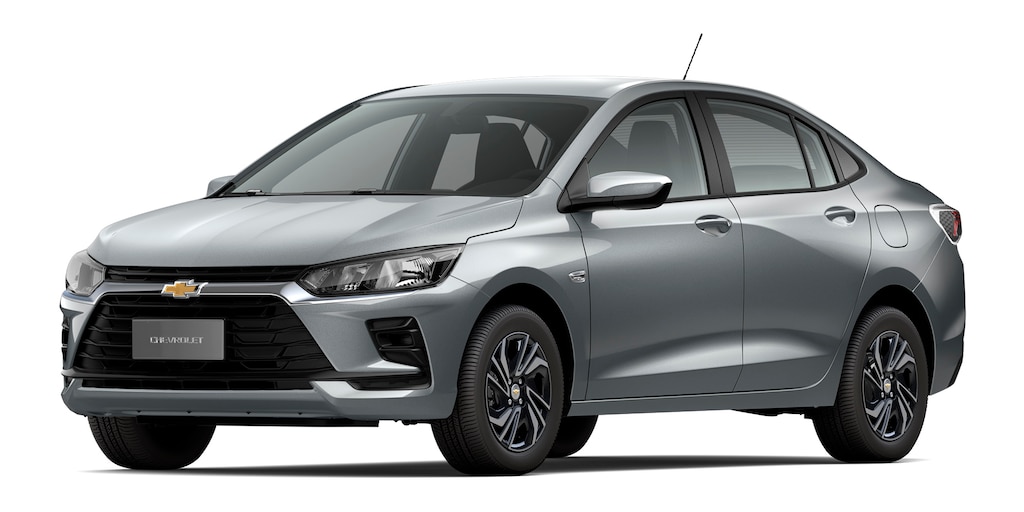 Chevrolet Onix Plus MT cor Prata Shark